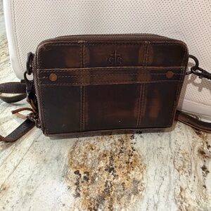 STS Ranchwear Dark Brown Leather Belt Bag